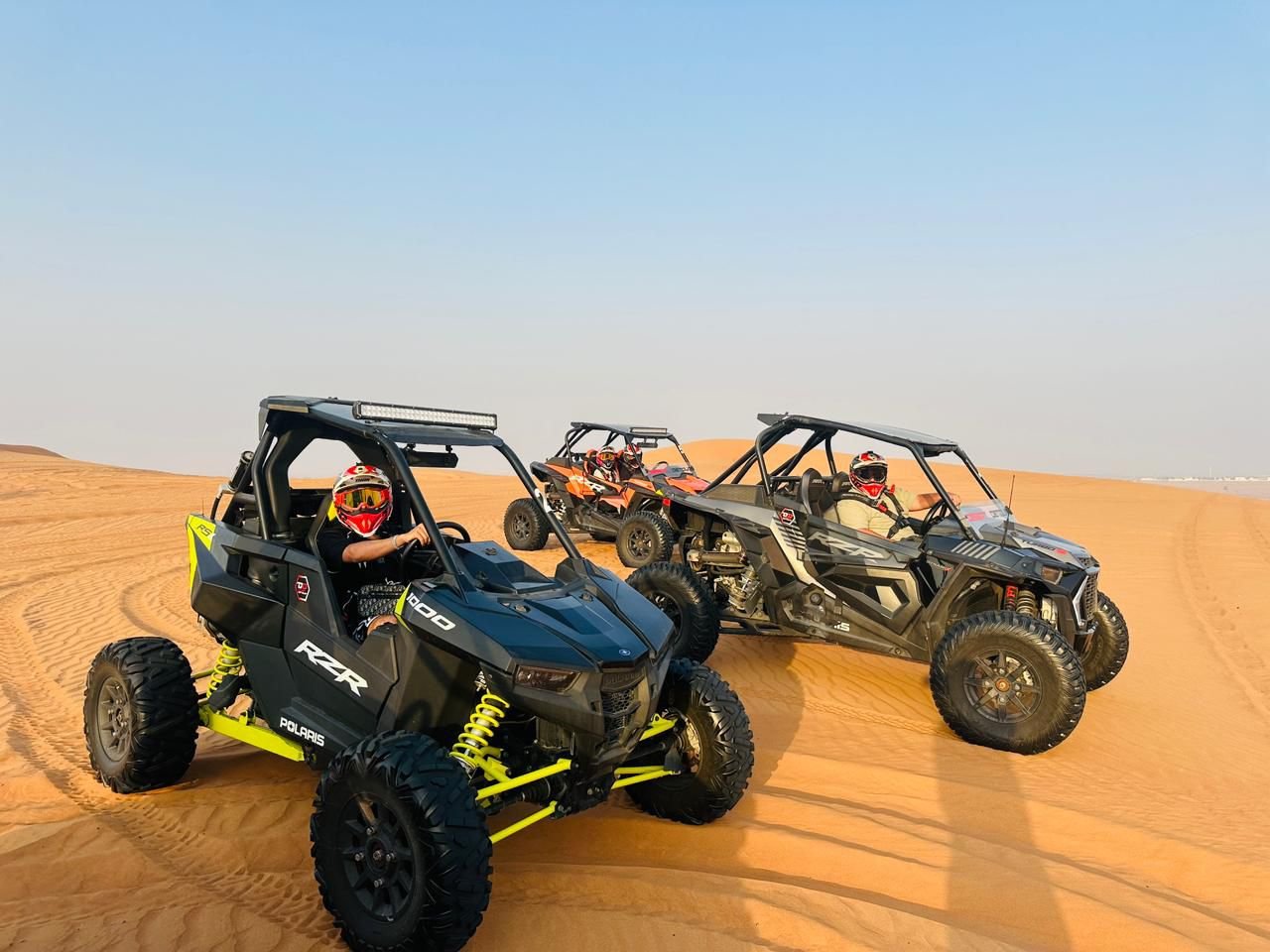 Premium dune buggy tour package in Dubai's Lahbab red dunes